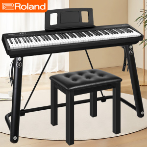 罗兰(Roland)电钢琴FP18智能电子钢琴88键重锤便携式成人儿童初学者家用钢琴黑色