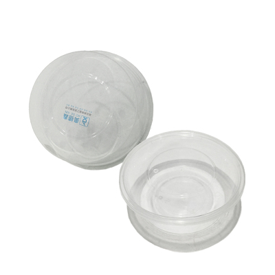 奥德鑫一次性PP餐盒1000ml透明圆形 整箱
