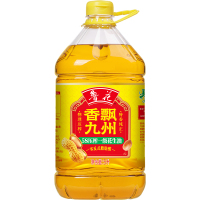 鲁花食用油5S物理压榨一级香飘九州花生油 5L*1桶