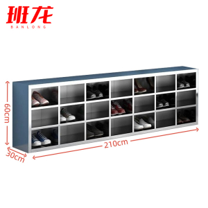 班龙不锈钢鞋柜单面21格个