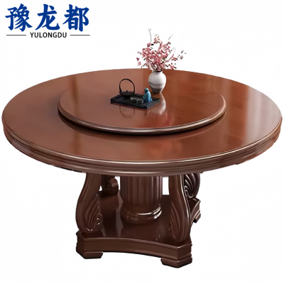 豫龙都转盘餐桌1.4米张