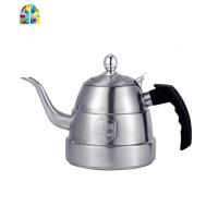 电磁炉专用平底烧水壶不锈钢茶壶 单个小水壶 泡茶壶家用功夫茶壶 FENGHOU E款金沙壶[单壶]