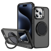 格伯图GEBOTU 适应于IPhone16Promax支点壳360°可旋转磁吸支架防摔不发黄