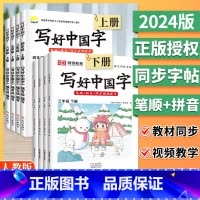 不偏科2本❤️:语文+英语 四年级上 [正版]抖音同款写好中国字同步练字帖课课练正楷临摹儿童硬笔楷书一年级二年级三四上下