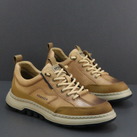 男士真皮休闲鞋轻便软底一脚蹬懒人鞋英伦复古潮流头层牛皮板鞋男