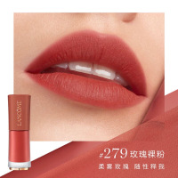 兰蔻(LANCOME)菁纯裸唇釉6ml 哑光柔雾口红裸粉#279 玫瑰裸粉