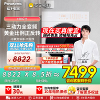 松下(Panasonic)[吴磊同款]白月光Queen女王款 10kg变频热泵烘干机 家用干衣机 全变频NH-X1FR6