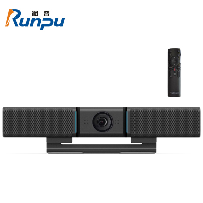 润普Runpu视频会议摄像头麦克风音箱一体机4K超清广角AI人形跟踪智能降全向麦克风扬声器RP-S1-G20