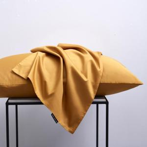 美帮汇60s贡缎色全棉枕套1对单人枕用全棉成人48*74
