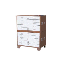 风雷动底图柜工程资料图纸柜0号11号抽屉柜文件柜地图柜菲林柜图纸收纳柜1号咖白十抽1000*700*1200