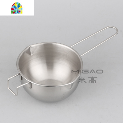 304不锈钢拉丝巧克力油融化锅 家用隔水融化碗 烘焙用奶锅 FENGHOU