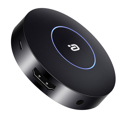 阿音手机无线投屏器4k高清hdmi吃鸡有线同屏电视投影HDMI转VGA显示设备车载互联AnyCast华为苹果安卓投屏器