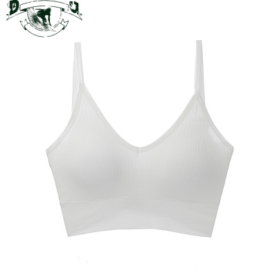 HLCOMANu型美背内衣女小胸聚拢无钢圈文胸薄款性感裹胸背心式无痕抹胸罩抹胸