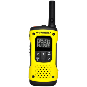 摩托罗拉(MOTOROLA)T92公众对讲机旅行防水可浮在水面的防汛对讲机 免执照无线手持手台 黄色
