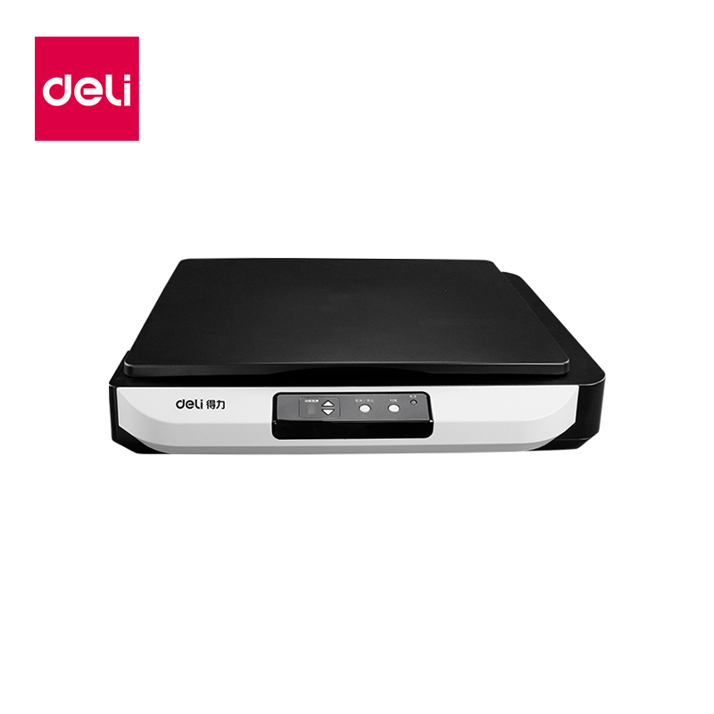 得力(deli)A3幅面F3000高速文档扫描仪平板式彩色OCR智能识别3S/张高效办公