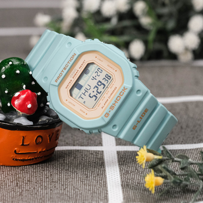 卡西欧手表 G-SHOCK [明星同款]G-LIDE夏日冲浪系列 防水防震表款GLX-S5600