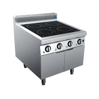 瑞宇牌柜式工程电磁四眼煲仔炉800*900*800+200/380V/50HZ/3.5Kw*4