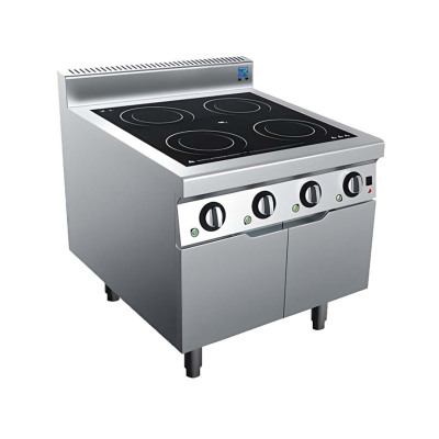 瑞宇牌柜式工程电磁四眼煲仔炉800*900*800+200/380V/50HZ/3.5Kw*4