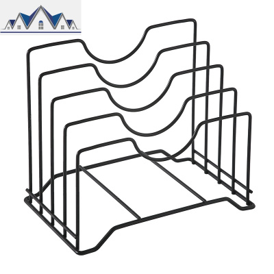 多功能铁艺菜板架多层砧板架案板收纳厨房置物架用品放锅盖的架子 三维工匠
