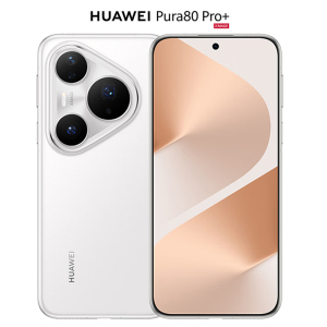 华为 Pura 80 Pro+ 16GB+512GB 釉白 一英寸高动态主摄 100W超级快充 昆仑玻璃 120Hz刷新率 华为P80 pro智能手机