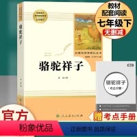 [七下人教版]骆驼祥子 [正版]七年级上册阅读书朝花夕拾鲁迅原著西游记人民教育出版社人教版完整版初中生课外书和初一7课外
