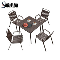 圣承启 桌椅 方桌+4椅 套