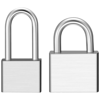 地造天成 SJ3500 30mm*20mm 合金通开挂锁 (计价单位:个) 银色