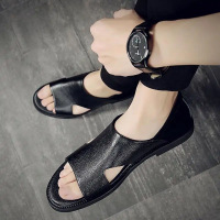 夏秋季凉鞋男士韩版时尚休闲透气特价真皮拖鞋20888_1
