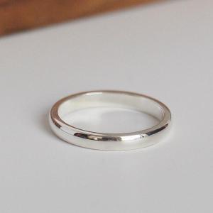 S925纯银简约经典时尚光面圆肚闭口银戒指尾戒素银指环支持刻字女送女朋友老婆情人节七夕生日礼物 均色