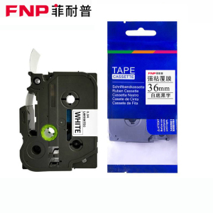菲耐普 色带 PT-P900 白底黑字36mm 个