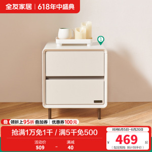 全友家居卧室单床头柜