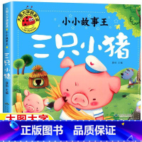 三只小猪 [正版]三只小猪盖房子绘本三只小猪的真实故事绘本三只小猪和大灰狼的故事书大图大字注音版二年级必读故事书儿童小学