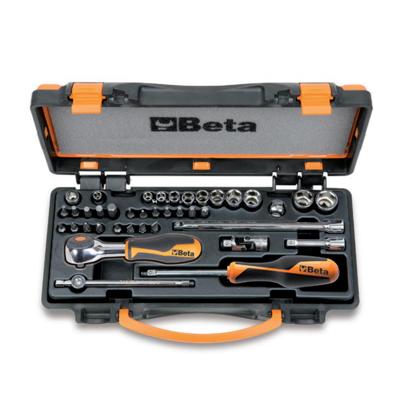 百塔(BETA) 900/C11HR 38件套,1/4"驱动旋具套筒组套