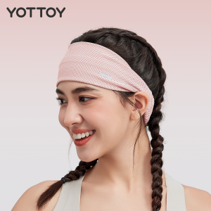 yottoy运动发带凉感头带止汗带吸汗头巾女导汗带跑步健身羽毛球瑜伽防汗