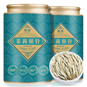 2026新茶广西横县茉莉花茶叶茉莉银针特级白毫银针王绿茶浓香罐装