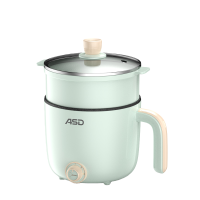爱仕达(ASD)电煮锅多功能一体家用电火锅电炒锅小型迷你宿舍学生锅寝室蒸煮面小电锅电热锅AH-Y06J418