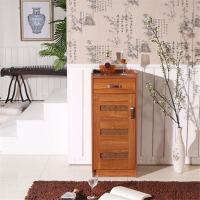 迷你小鞋柜简约现代厅柜小省空间实木色储物柜单小户型进