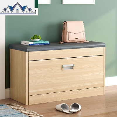 北欧换鞋凳鞋柜可坐鞋柜收纳穿鞋凳式家用口换鞋凳子简约多功能 三维工匠收纳凳