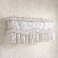 家柏饰(CORATED)室内卧室空调罩挂机空调套挂式1.5p匹防尘罩全包欧式 好梦缘-米色 挂式1-1.5P松紧均码