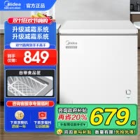美的(Midea)203升 低霜家商两用囤货大冷柜 冷藏冷冻转换冰柜 一级能效卧式冰箱 BD/BC-203KMD(E)