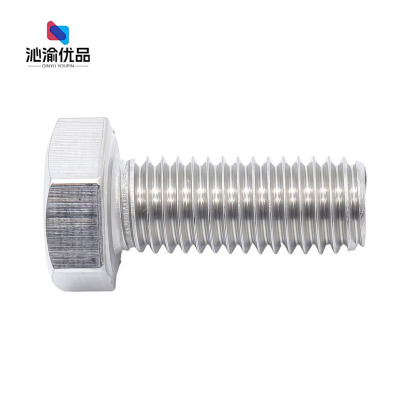 沁渝优品 不锈钢外六角螺丝 M6*30 个