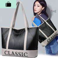 包包女2020新款韩版皮大容量手提包女时尚百搭单肩包妈妈包包NEW LAKE女士单肩包