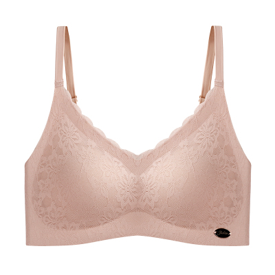 Ideamini薄款乳胶内衣女无痕无钢圈性感吊带小胸聚拢上托调整型美背文胸罩