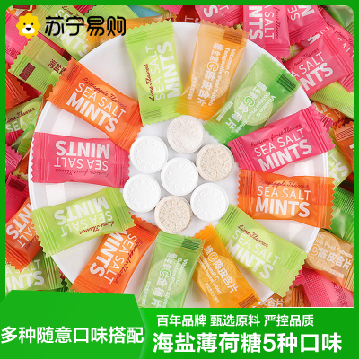 珍丽友 海盐薄荷糖(维C金梅味)250g(约140颗)网红糖果儿童小零食囤货批发