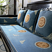 京城派 新中式红木沙发坐垫四季通用椅垫防滑实木海绵垫罗汉床刺绣古典支持定制