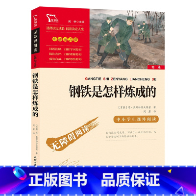 钢铁是怎样炼成的 智慧熊 [正版]钢铁是怎样炼成的初中原著八年级下册原版完整版人民教育出版社初中生必读人教版课外书阅读书