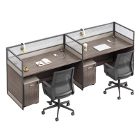 悦兴诚办公桌含柜椅240*60*110cm套