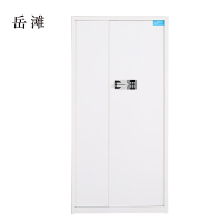 岳滩保险柜铁皮资料柜矮柜办公室储物柜通门白色国宝锁900*420*1850