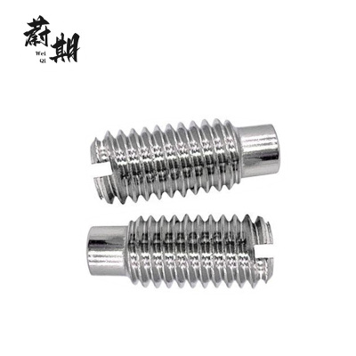 蔚期 GB72不锈钢开槽锥端定位螺钉 M8*35 个