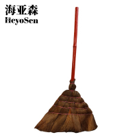 海亚森 M4011 MAX 木柄棕树皮扫把(计价单位:把)棕色